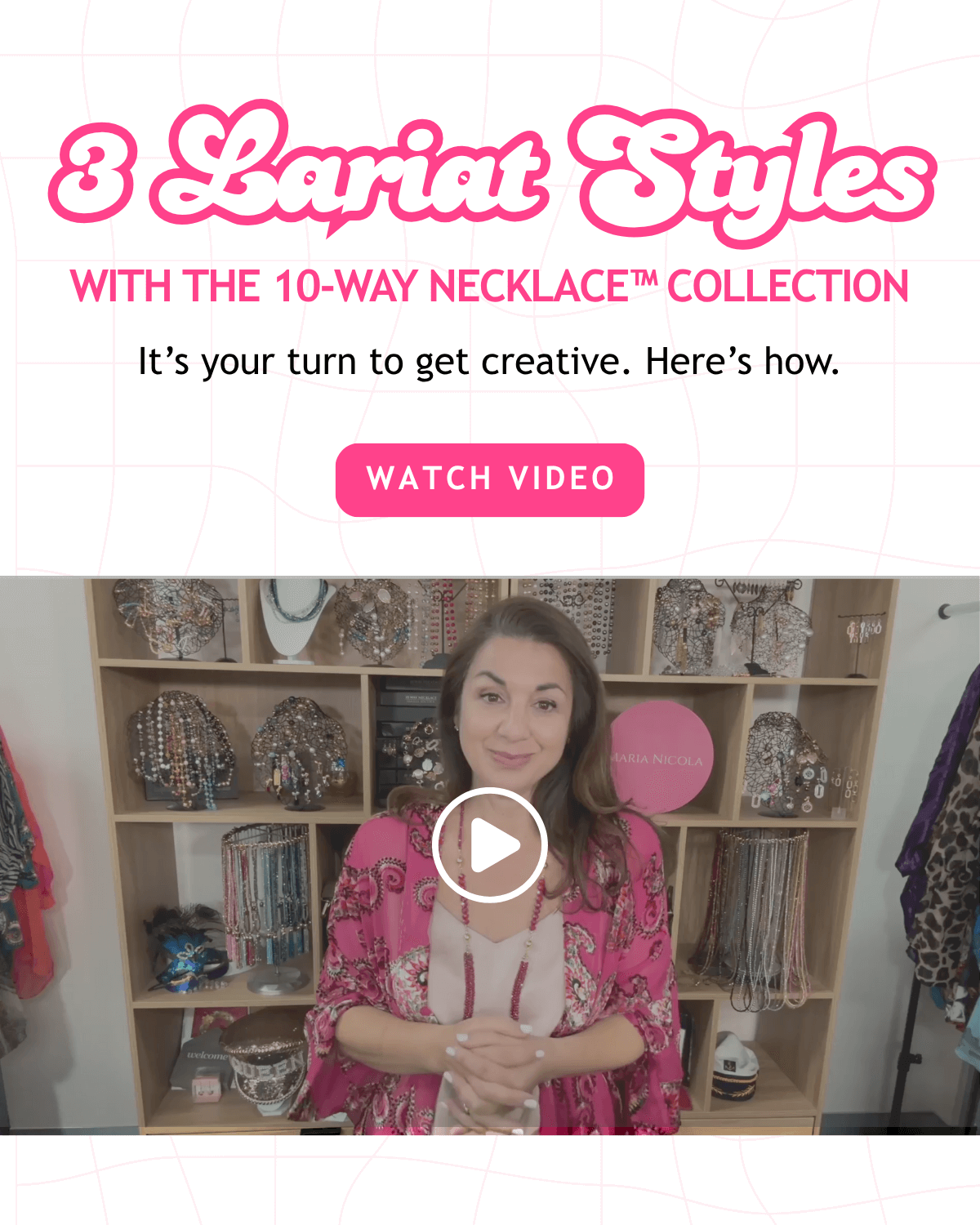 3 Lariat Styles with the 10-Way Necklace™ Collection