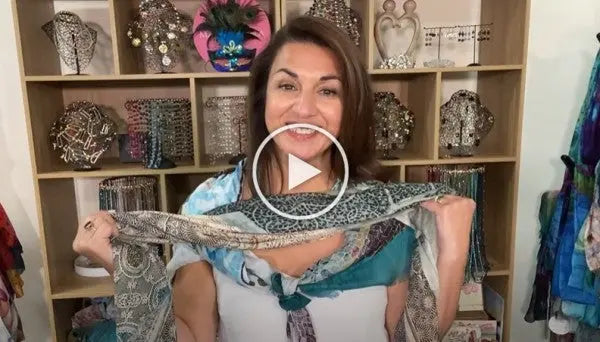 Meet our Tree of Life and Barcelona Modal Silk Scarves!