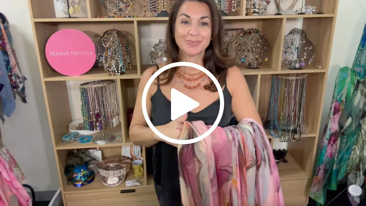Stunning Scarves, Kimono & Silk Top 💖