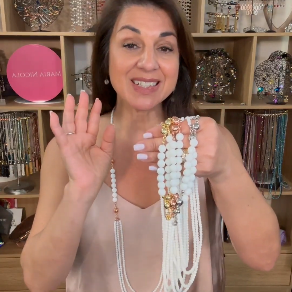 Sparkling New Selections - White Faceted Agate Collection