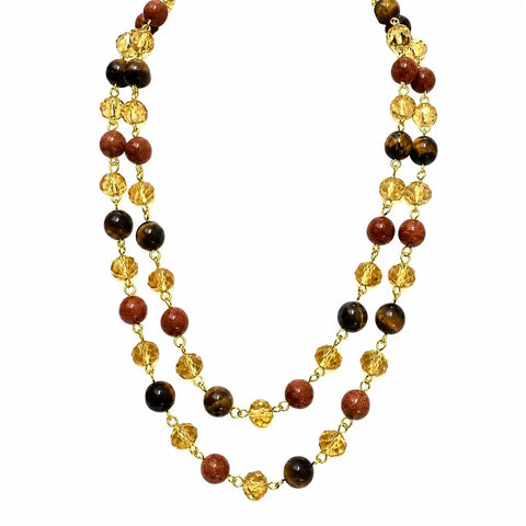 Golden Crystal & Brown Link