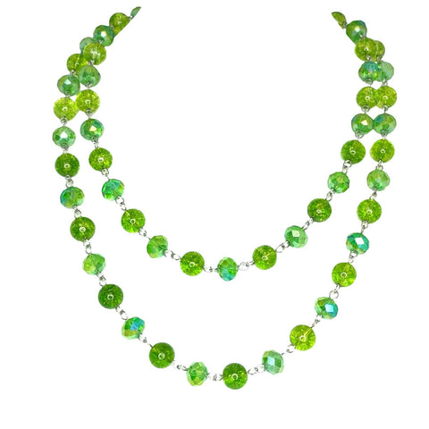 Cracked Peridot and Green AB LINK