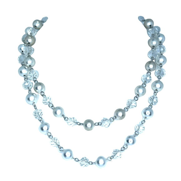 Satin-Metal-Silver-Link Maria Nicola