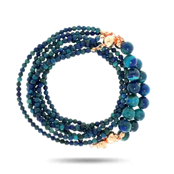 10 Way Necklace - AZURITE Maria Nicola