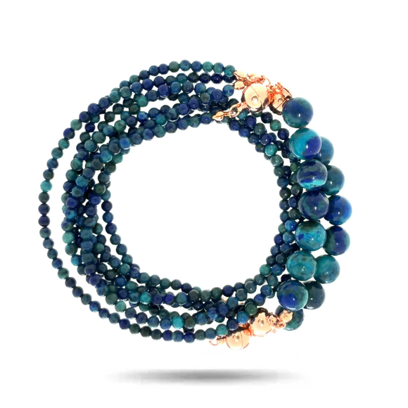 10 Way Necklace - AZURITE Maria Nicola