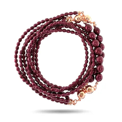 Shell-Pearl-BURGUNDY Maria Nicola