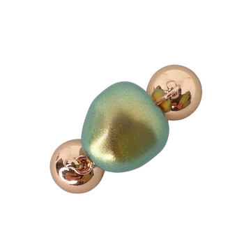 Pendant - Iridescent Green Organic Pearl