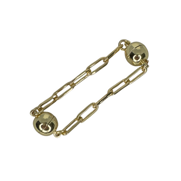 Mini Connectors - Paperclip - Yellow Gold