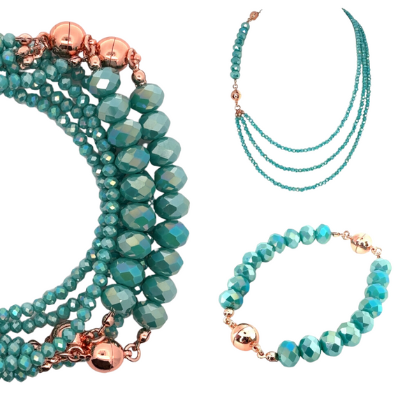 Exquisite Turquoise Crystal Collection