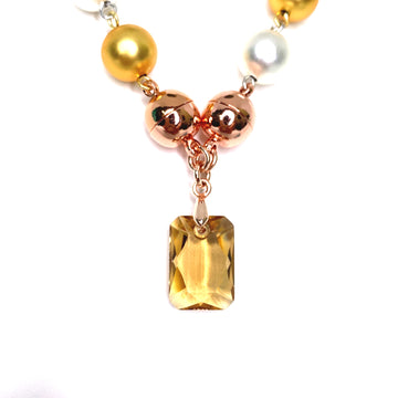 Pendant - Baby Rectangle - Light Topaz - LAST CHANCE 30% OFF!!