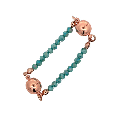 Mini Connectors - Turquoise Crystal