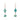 Long Earrings - Turquoise Crystal Maria Nicola