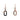 Short Earrings -  Paperclip - Rose Gold Seriously Romantic