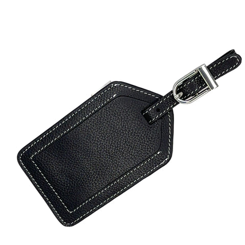 Leather Luggage Tag- BLACK NOW 50% OFF!