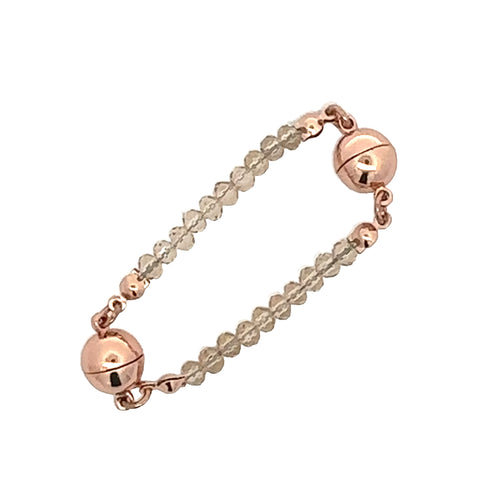 Mini Connectors - Champagne Crystal