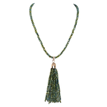 Tassel - Sea Green Crystal