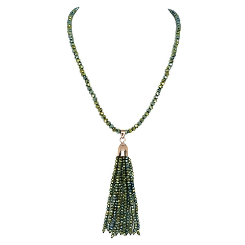 Tassel - Sea Green Crystal