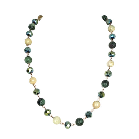 LONGER Link Necklace - Sea Green