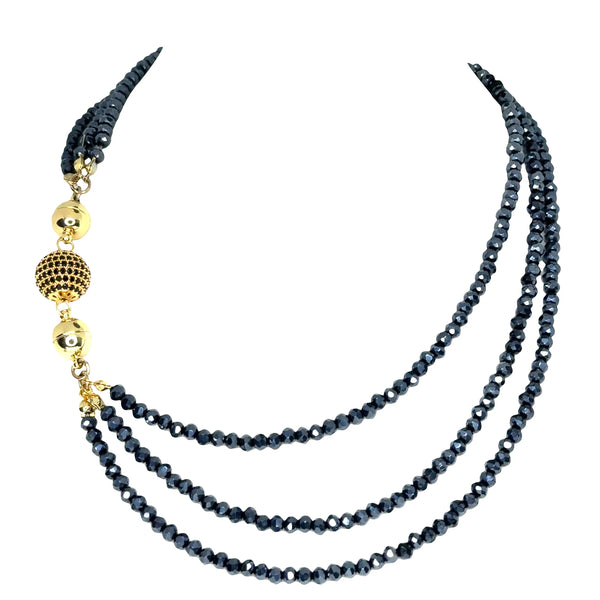 Pendant - Birthstone Pavé - Black Maria Nicola