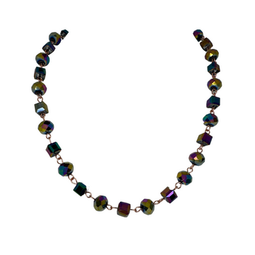 Link Necklace - Harlequin Crystal