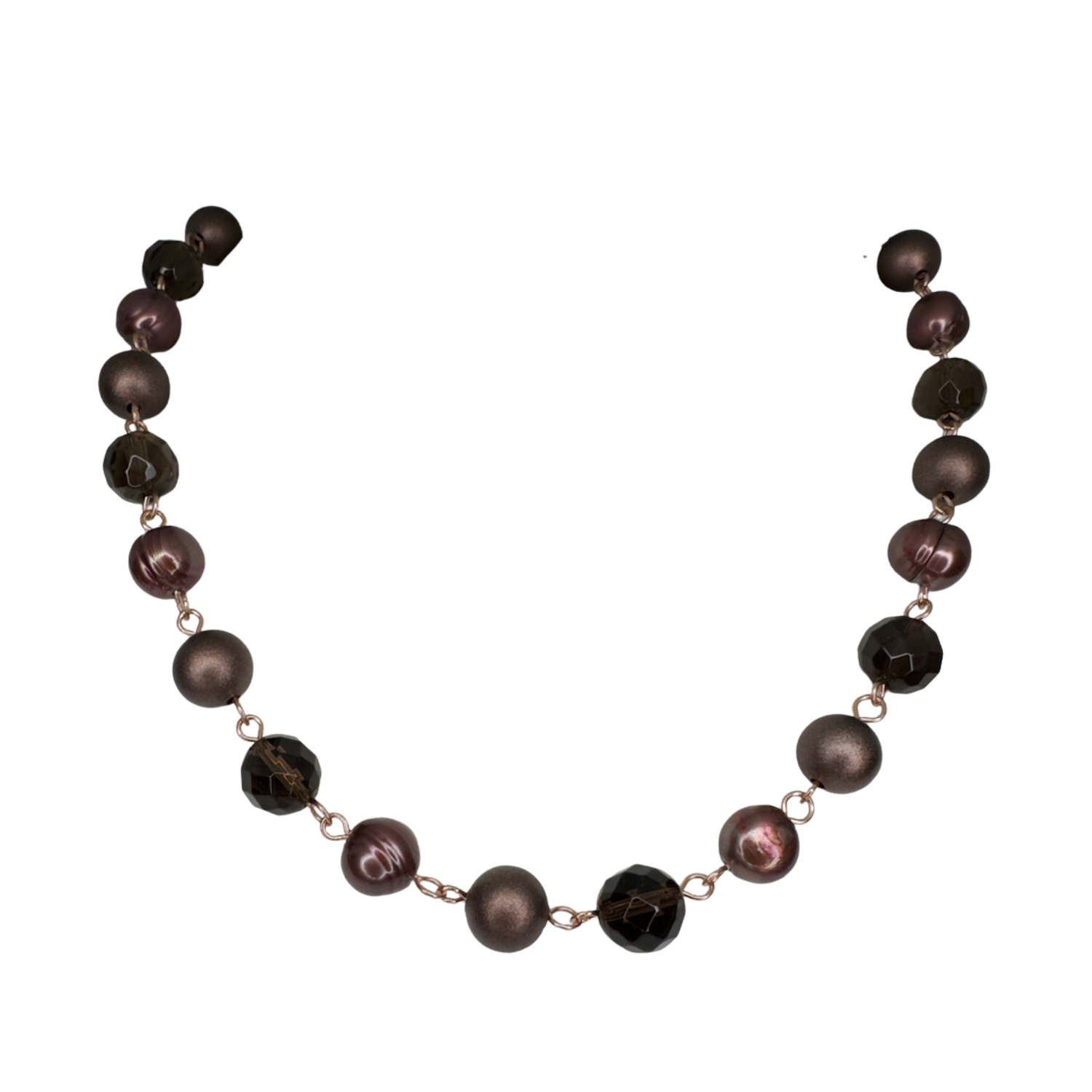 Chocolate sales pearl necklace