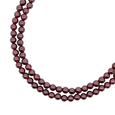 Medium Strand Necklace - LIMITED EDITION - GARNET