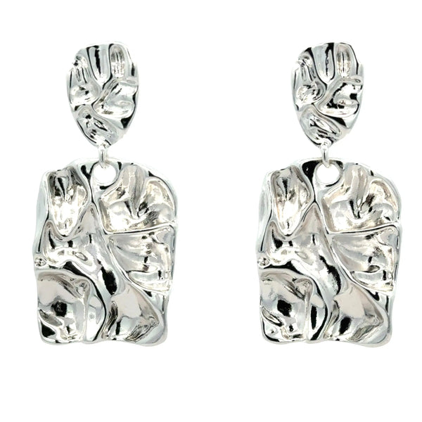 Earrings - Liquid Metal