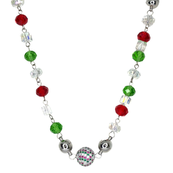 DELUXE CHRISTMAS GIFT SET - Necklace + Connector + Pavé pendant