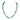 LONGER Link Necklace  - Ocean Blue (Apatite/Turquoise/Teal) Seriously Romantic