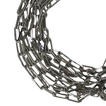 Medium Strand Necklace - Paperclip - Silver