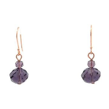Short Earrings - GRAPE Crystal Maria Nicola