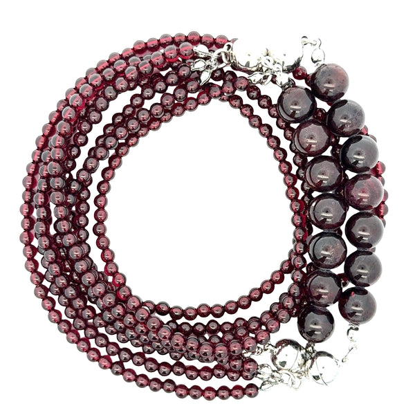 10 Way Necklace - LIMITED EDITION - GARNET