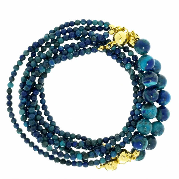 10 Way Necklace - AZURITE Maria Nicola