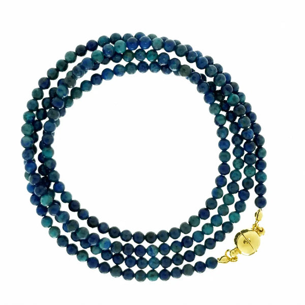 Long Strand Necklace - AZURITE Maria Nicola