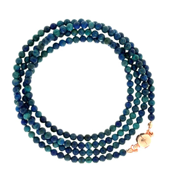 Long Strand Necklace - AZURITE Maria Nicola