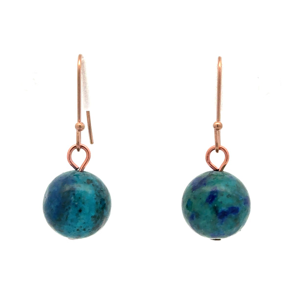 Short Earrings - AZURITE