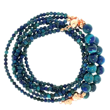 10 Way Necklace - AZURITE Maria Nicola