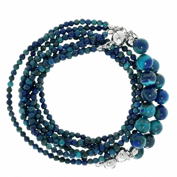 10 Way Necklace - AZURITE Maria Nicola