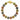 Bracelet Link - 18cm - BEATEN DISC - TRI-COLOURED RYAN