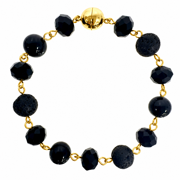 Longer Bracelet Link - Black Seriously Romantic