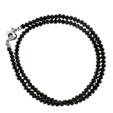Medium Strand Necklace - Black Crystal Seriously Romantic