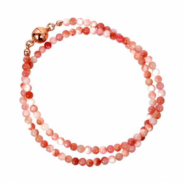 Medium Strand Necklace - Pink Agate Seriously Romantic