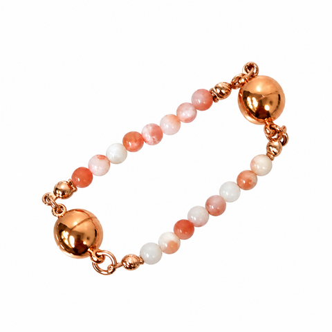Mini Connectors - Pink Agate
