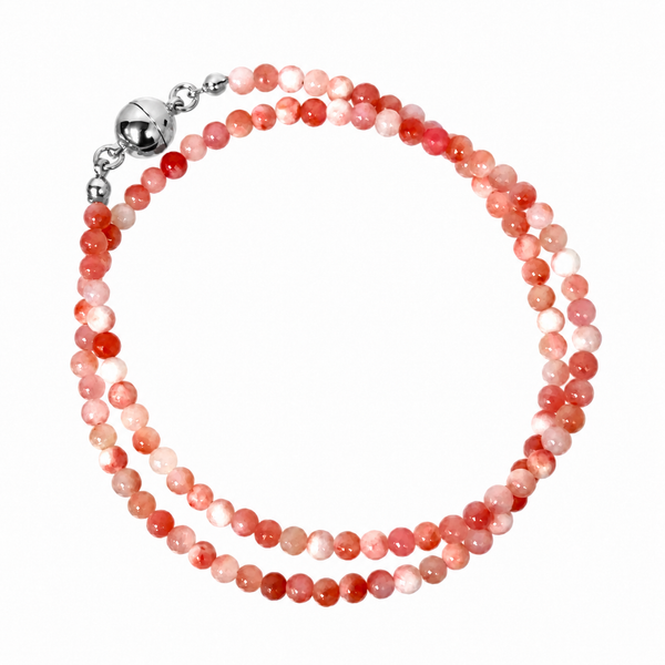 Medium Strand Necklace - Pink Agate Seriously Romantic
