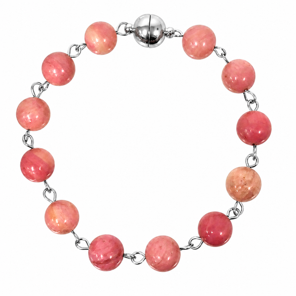 Longer Link Bracelet - Rhodochrosite Maria Nicola