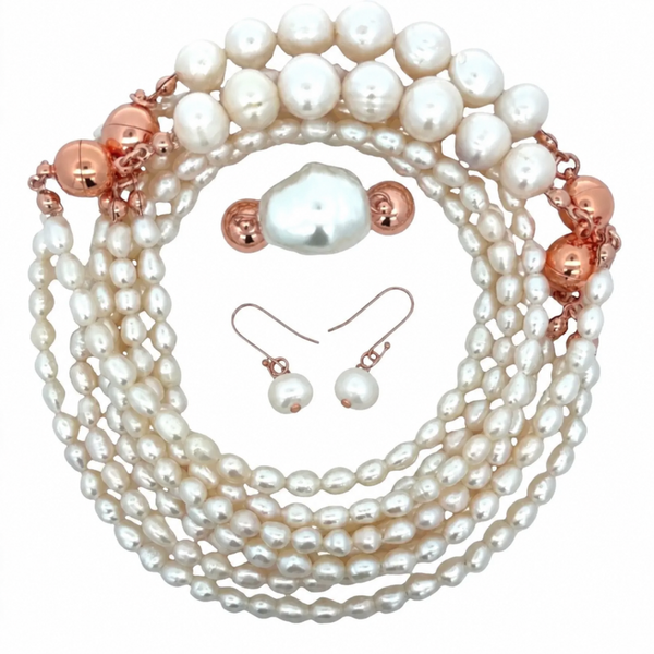 Cream Freshwater Pearl BEGINNER BUNDLE Maria Nicola