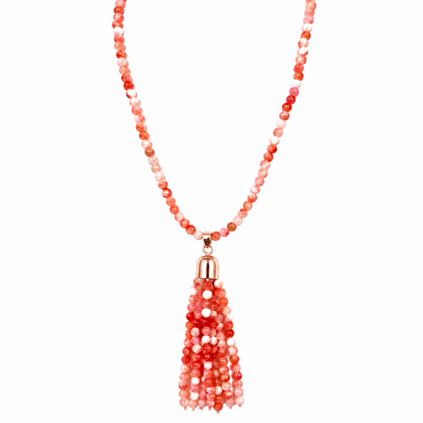 Tassel - Pink Agate Seriously Romantic