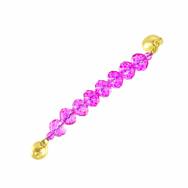 Connector -  FUCHSIA Crystal