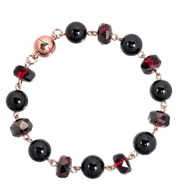 LONGER Bracelet Link - DARK GARNET RYAN