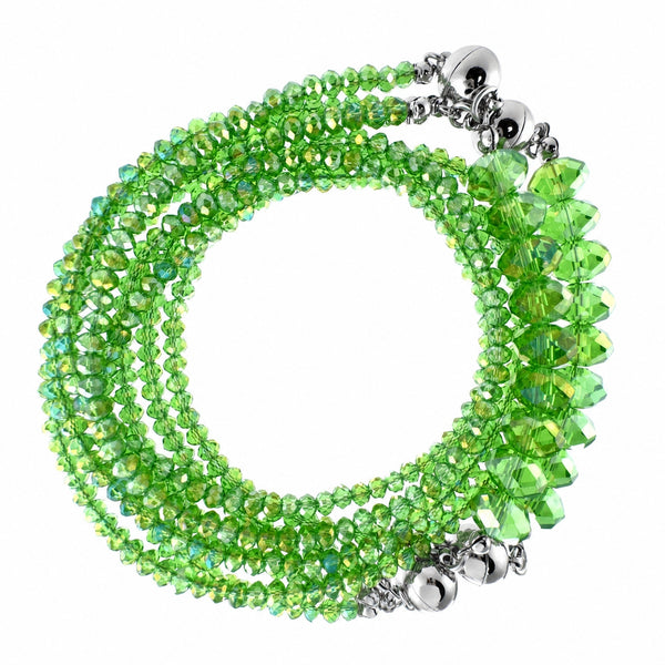 10 Way Necklace - Green AB